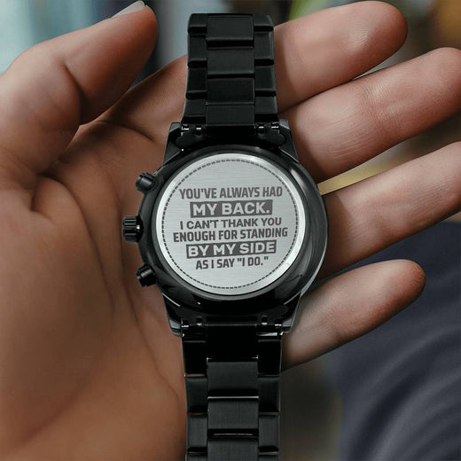 Garçon d'honneur, tu m'as toujours soutenu, Montre pour homme