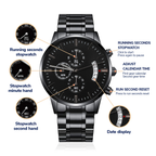 Montre pour homme, Sois fort et courageux, Josué 1:9