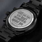 Montre Homme, J'ai serré ta parole dans mon cœur, Psaume 119:11