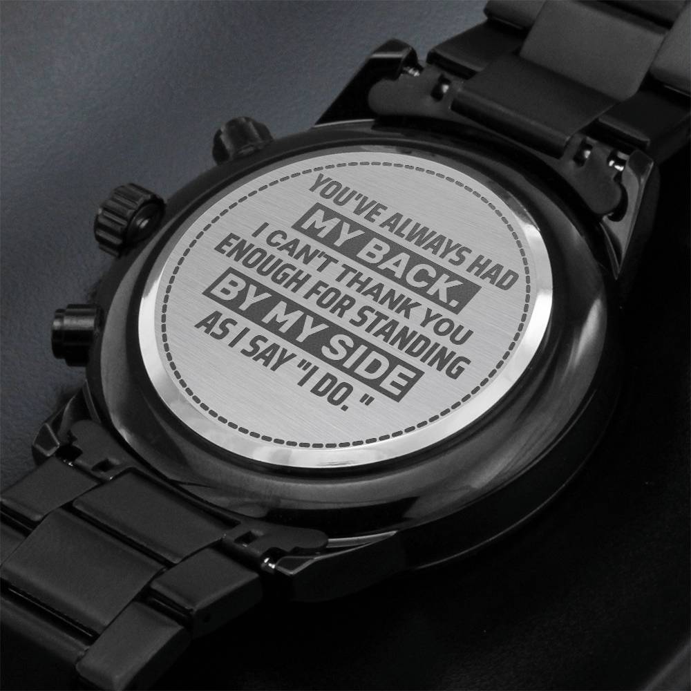 Garçon d'honneur, tu m'as toujours soutenu, Montre pour homme