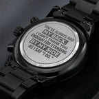 Garçon d'honneur, tu m'as toujours soutenu, Montre pour homme