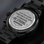Montre pour hommes, veillez, 1 Corinthiens 16:13 NIV