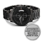 Garçon d'honneur, promu de "wingman" à garçon d'honneur, montre pour homme