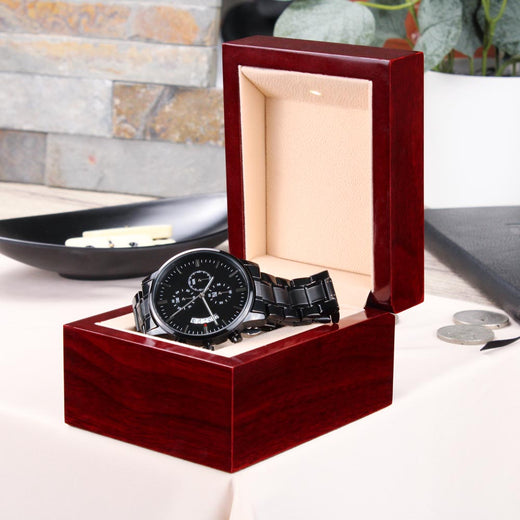 Montre pour homme, Sois fort et courageux, Josué 1:9
