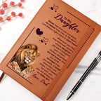 À Ma Fille Journal en Cuir Ta Couronne