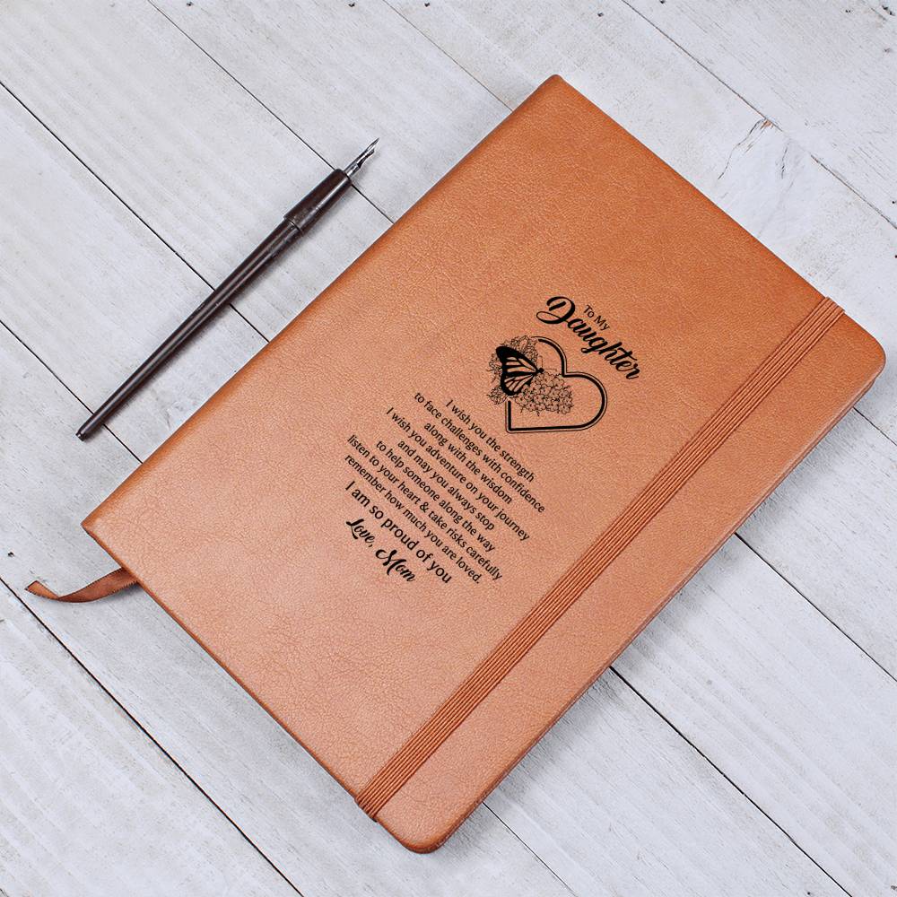 Journal Papillon à Ma Fille - Cahier Lettre d'Amour de Maman