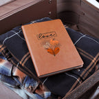 Carnet d'amour floral avec versets bibliques