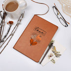 Carnet d'amour floral avec versets bibliques