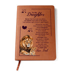 À Ma Fille Journal en Cuir Ta Couronne