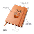 Carnet d'amour floral avec versets bibliques