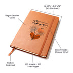 Carnet d'amour floral avec versets bibliques