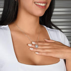 POUR MA SŒUR COLLIER NŒUD D'AMOUR SERRÉ COFFRET CADEAU