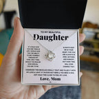 À ma magnifique fille, serre juste ceci pour sentir mon amour