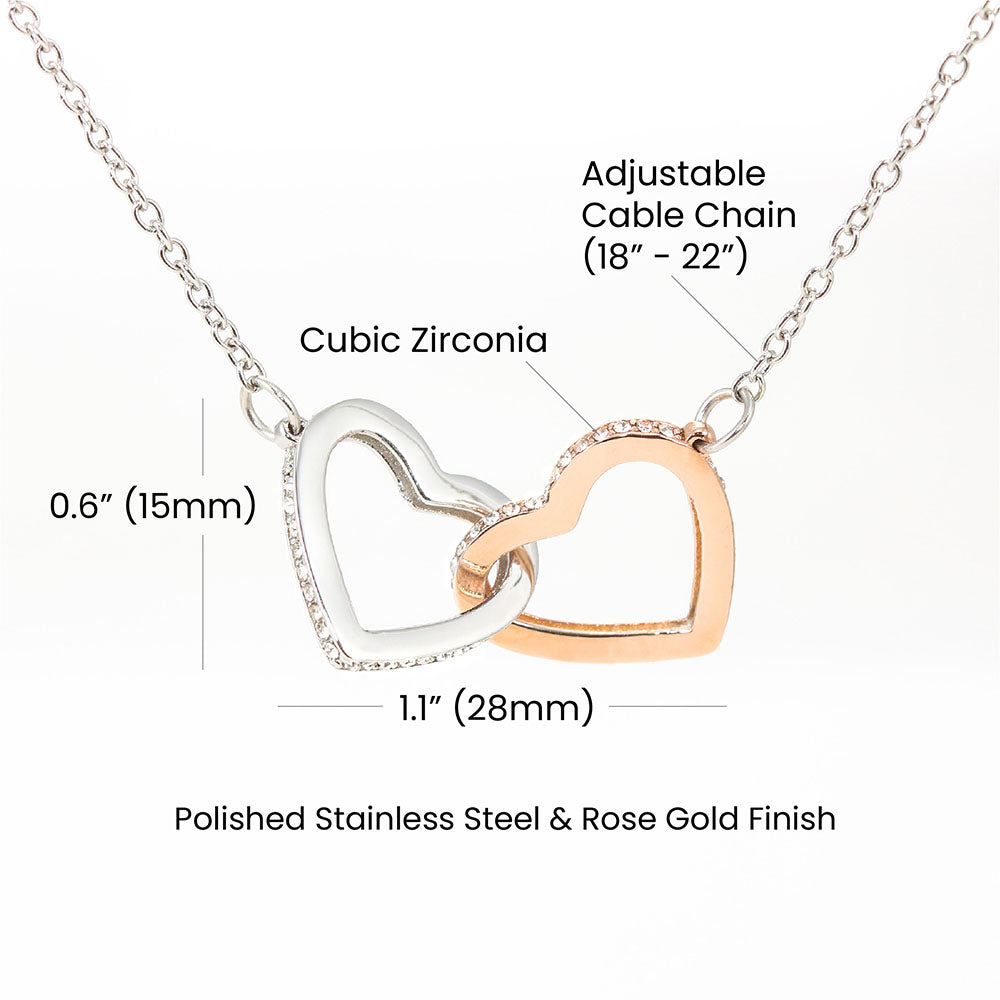 COFFRET CADEAU COLLIER DOUBLE CŒUR POUR MA SŒUR