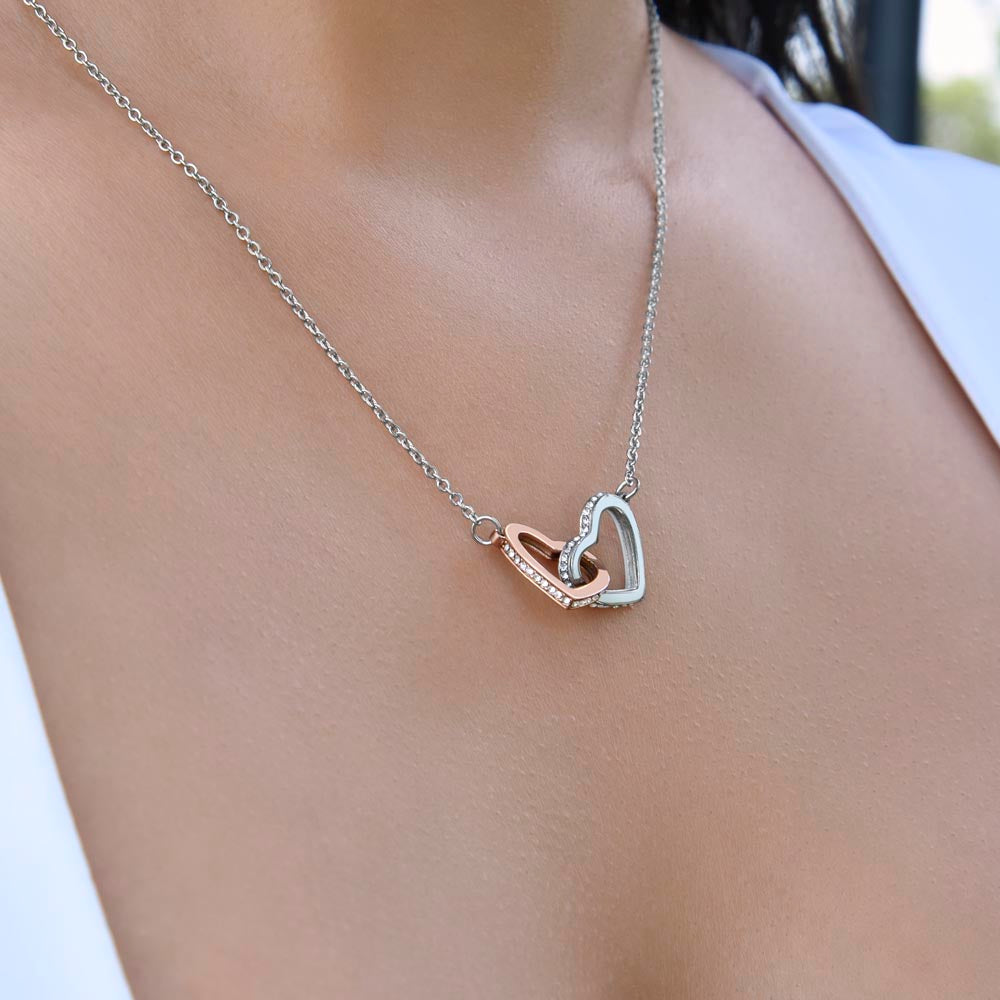 COFFRET CADEAU COLLIER DOUBLE CŒUR POUR MA SŒUR