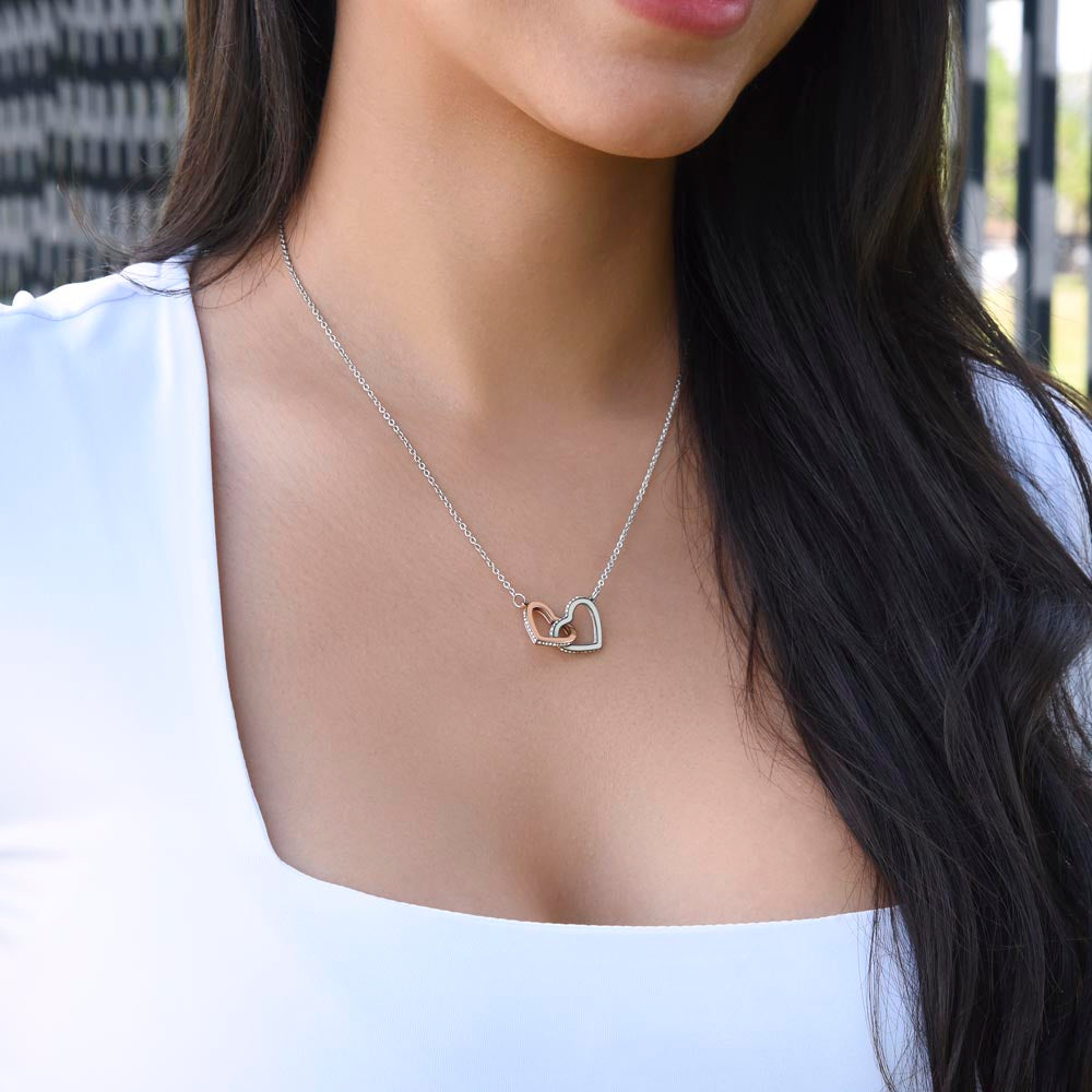 COFFRET CADEAU COLLIER DOUBLE CŒUR POUR MA SŒUR