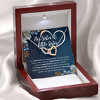 COFFRET CADEAU COLLIER DOUBLE CŒUR POUR MA SŒUR