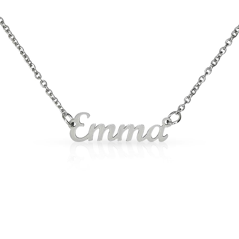 À MA FILLE COLLIER PRÉNOM SERRE CADEAU