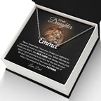 À MA FILLE COLLIER VIEUX LION EN CADEAU