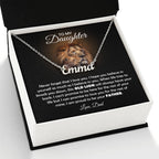 À MA FILLE COLLIER VIEUX LION EN CADEAU
