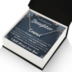 À MA FILLE COLLIER PRÉNOM SERRE CADEAU