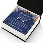 À MA FILLE COLLIER PRÉNOM COURAGEUSE COFFRET CADEAU