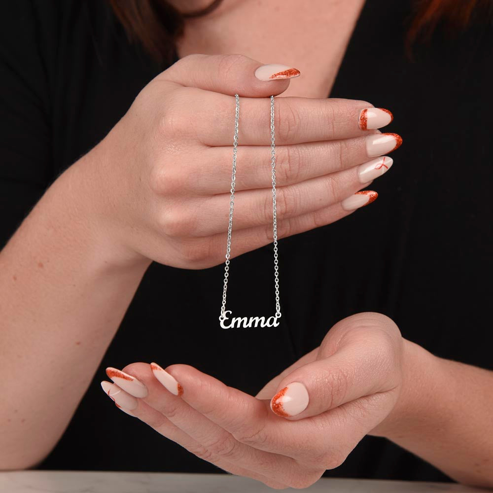 À MA FILLE COLLIER PRÉNOM SERRE CADEAU