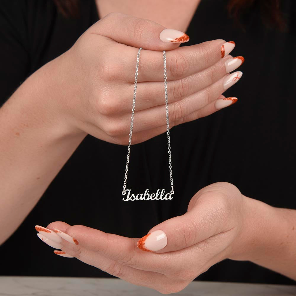 À MA FILLE COLLIER PRÉNOM SERRE CADEAU