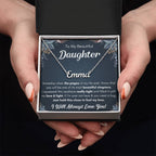 À MA FILLE COLLIER PRÉNOM SERRE CADEAU