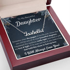 À MA FILLE COLLIER PRÉNOM SERRE CADEAU
