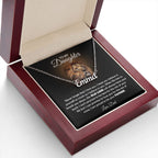 À MA FILLE COLLIER VIEUX LION EN CADEAU