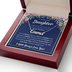 À MA FILLE COLLIER PRÉNOM COURAGEUSE COFFRET CADEAU