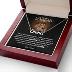 À MA FILLE COLLIER VIEUX LION EN CADEAU