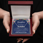 À MA FILLE COLLIER PRÉNOM COURAGEUSE COFFRET CADEAU