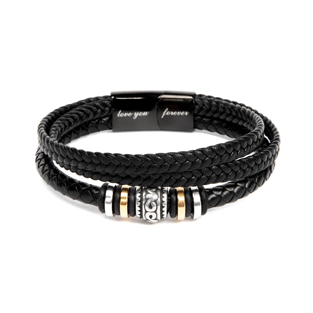 À MON FILS BRACELET TIENS-TOI DROIT