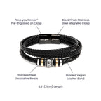 À MON FILS BRACELET TIENS-TOI DROIT