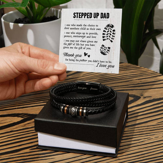 À MON BEAU-PÈRE CADEAU DE VIE BRACELET