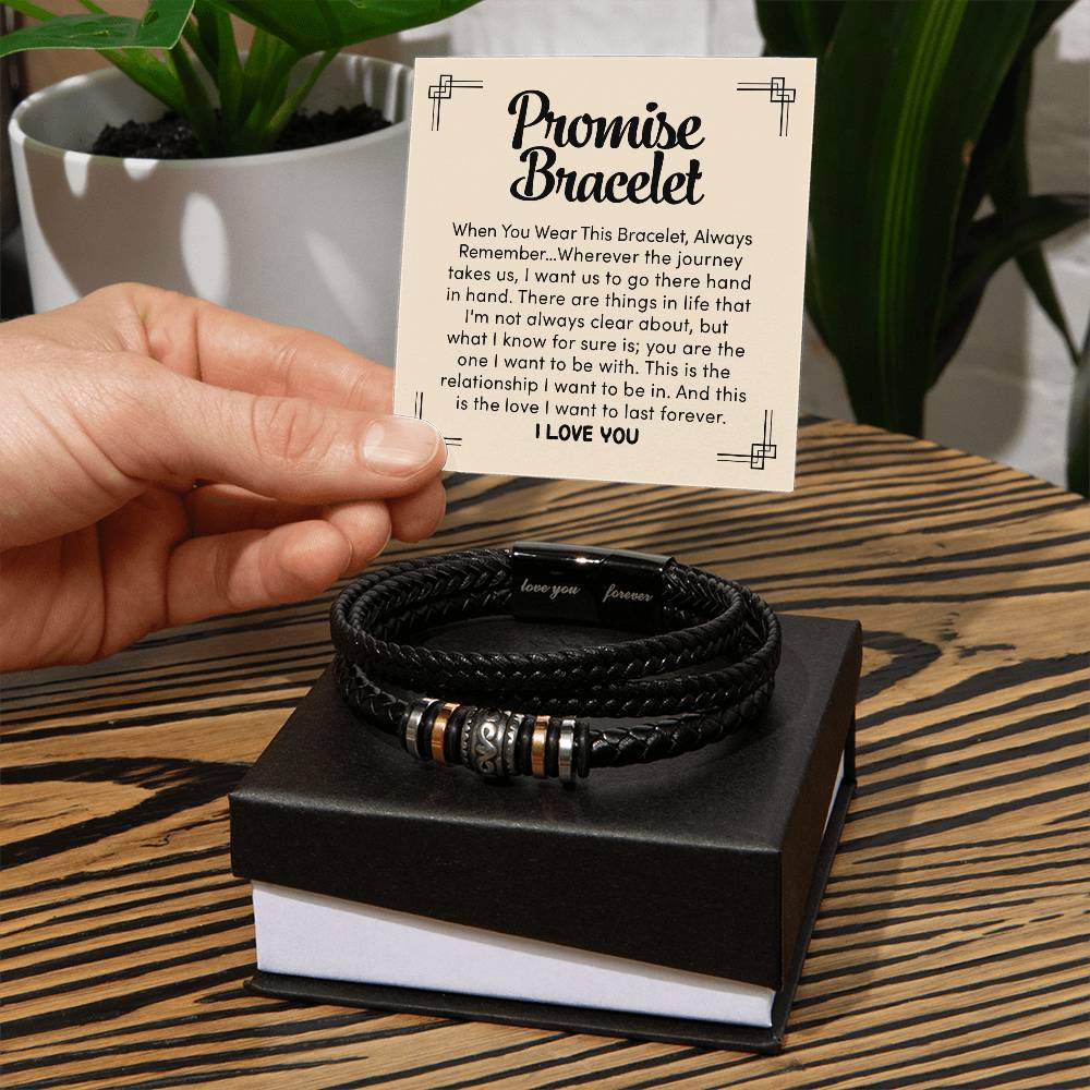 Bracelet Promesse « Je t'aime pour toujours »