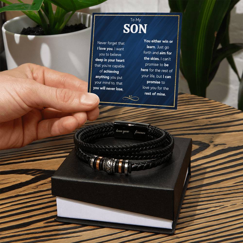 À MON FILS BRACELET SKIES