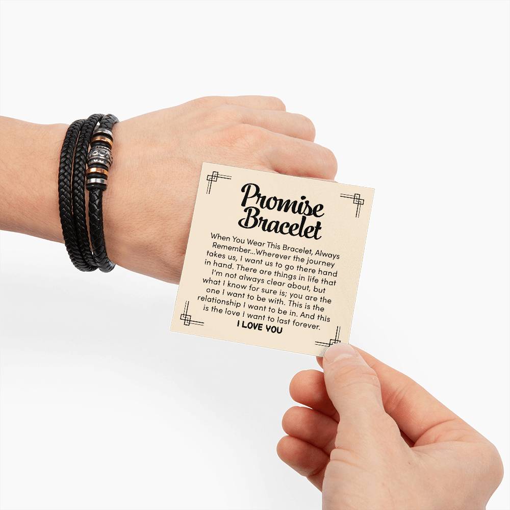 Bracelet Promesse « Je t'aime pour toujours »