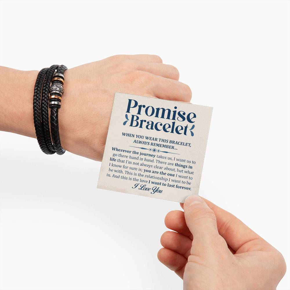 Bracelet Promesse "Je t'aime pour toujours" – Tu es l'élu(e)