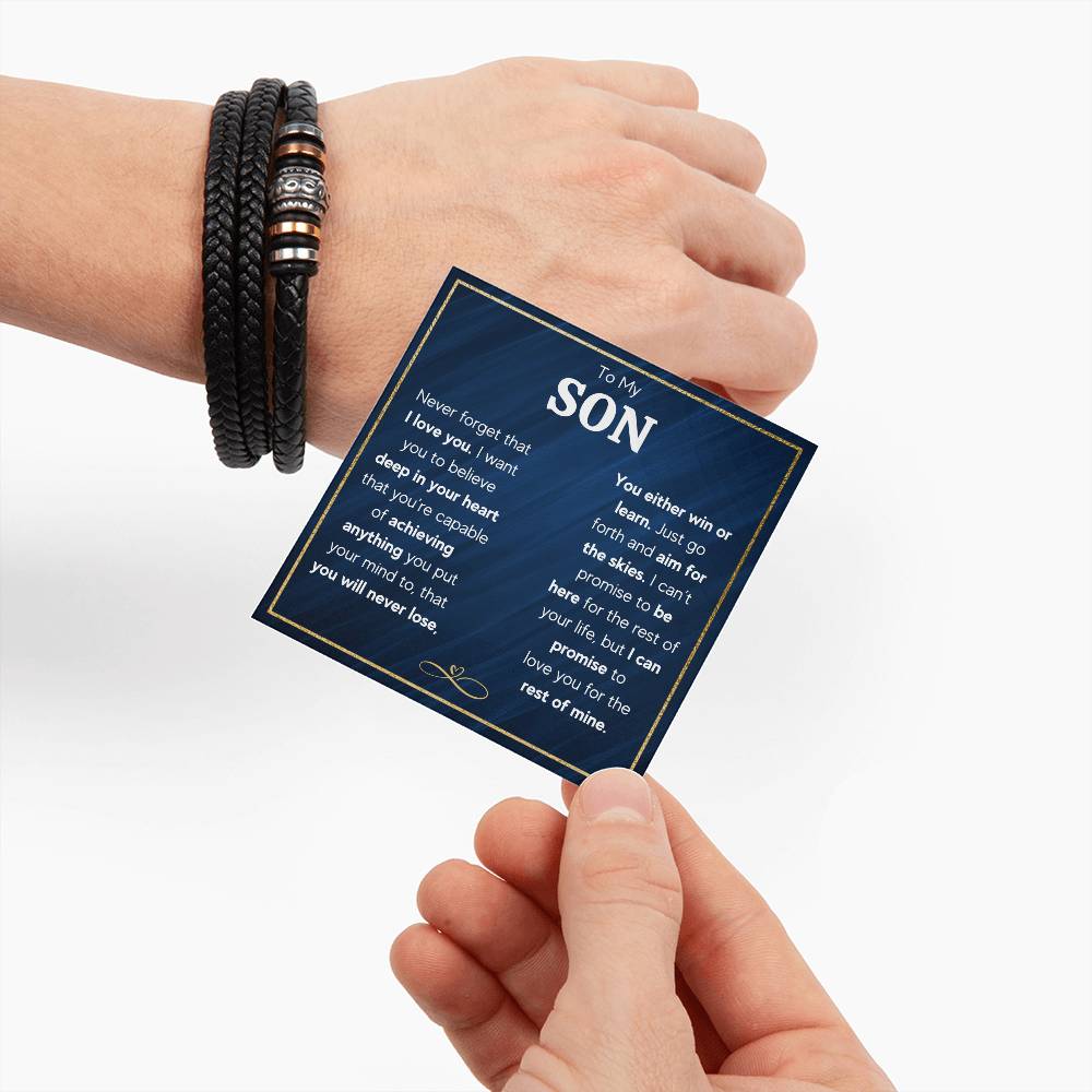 À MON FILS BRACELET SKIES
