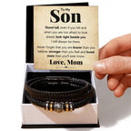À MON FILS BRACELET TIENS-TOI DROIT