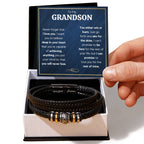 Love You Forever À Mon Petit-Fils Bracelet Accomplis Tout