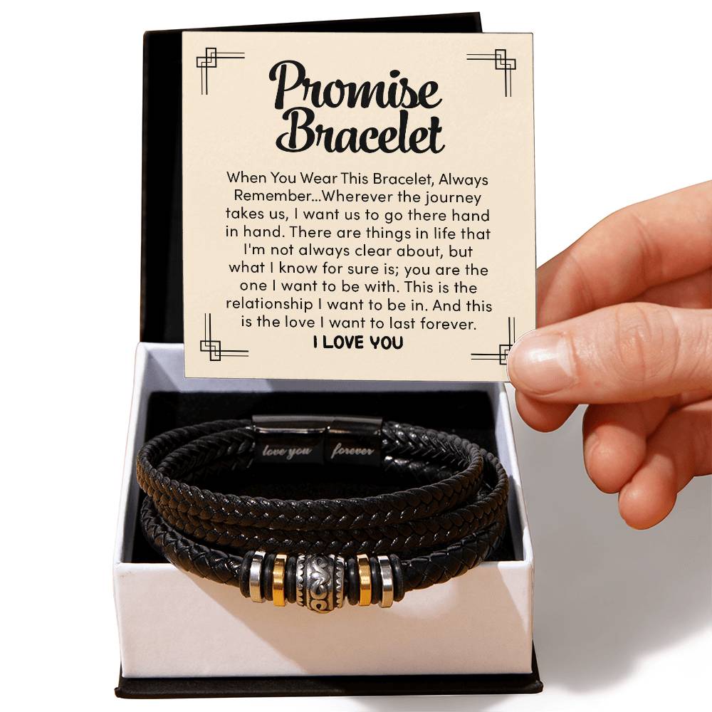 Bracelet Promesse « Je t'aime pour toujours »