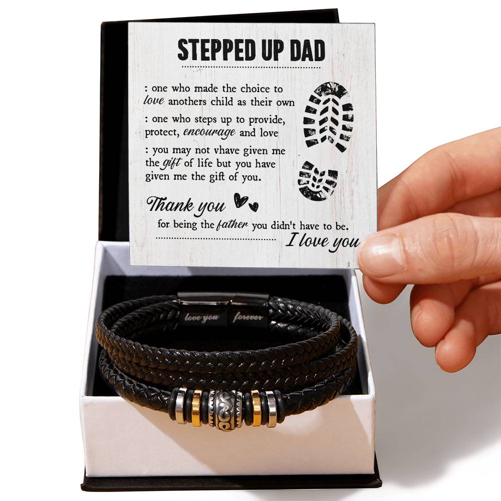 À MON BEAU-PÈRE CADEAU DE VIE BRACELET