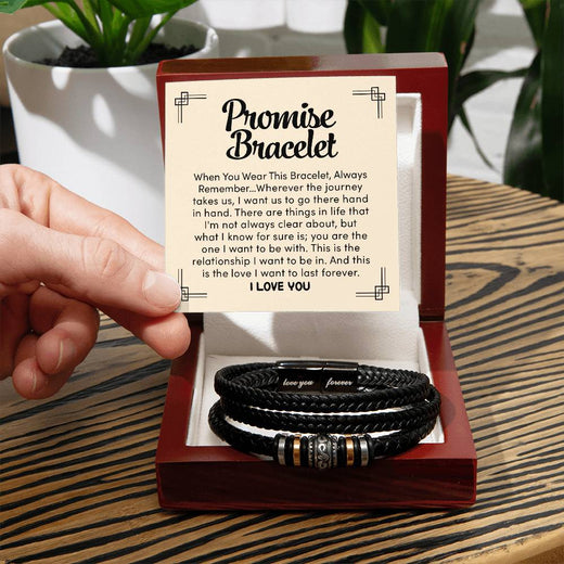 Bracelet Promesse « Je t'aime pour toujours »
