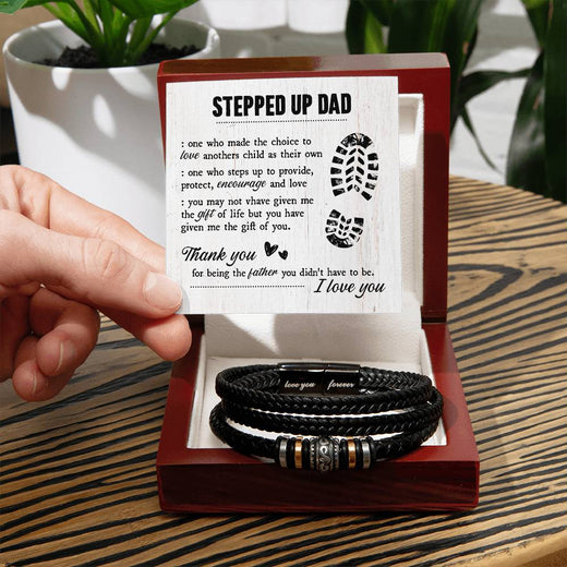 À MON BEAU-PÈRE CADEAU DE VIE BRACELET