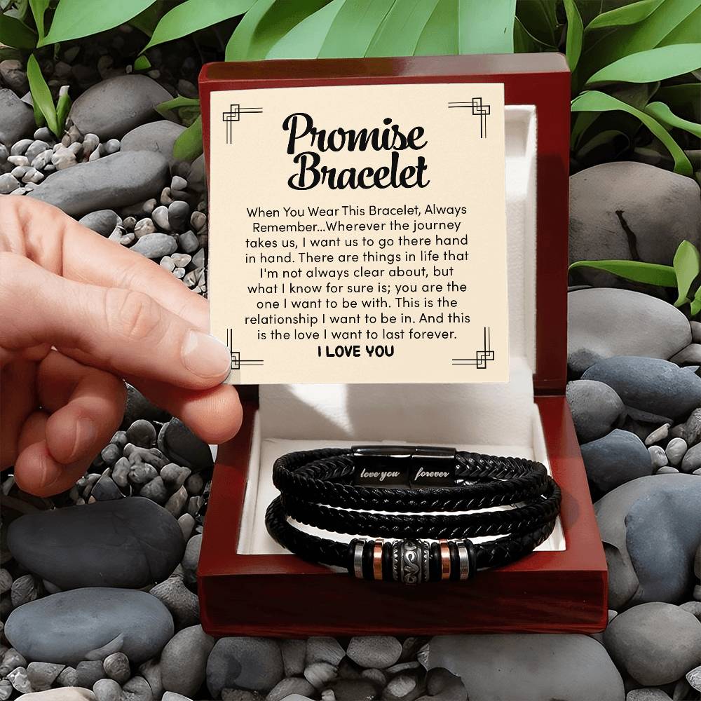 Bracelet Promesse « Je t'aime pour toujours »