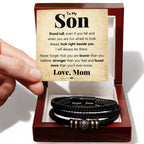 À MON FILS BRACELET TIENS-TOI DROIT